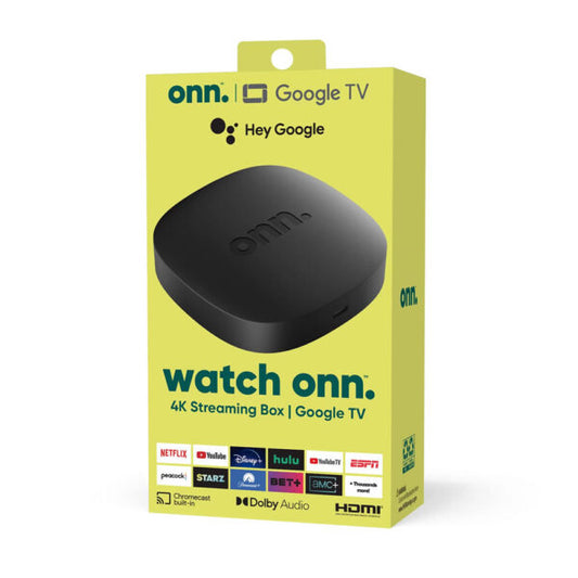 TV Box Onn con Google TV 4K-UHD Android TV Chromecast